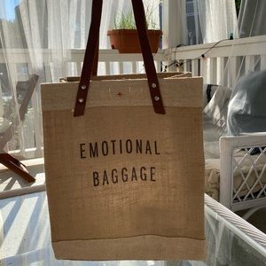 Custom Designed Apolis Jute Tote Bag